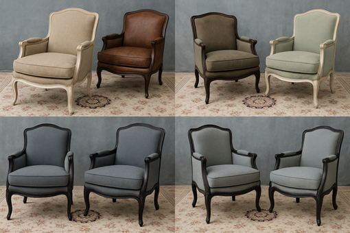 Fauteuil Bridge de Style Louis XV
