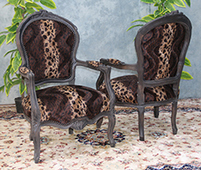 Fauteuil Cabriolet de Style Louis XV 