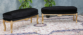 Banquette style Louis XV luxe et confort LES MEUBLES DOBOIS