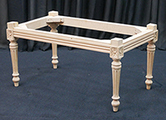 Banquette style Louis XVI élégance française LES MEUBLES DOBOIS
