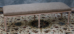 Banc style Louis XVI haut de gamme décoratif LES MEUBLES DOBOIS