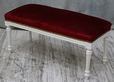 Bout de lit style Louis XVI artisanal et chic LES MEUBLES DOBOIS
