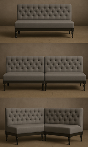 BANQUETTES DE STYLE POUR RESTAURANT