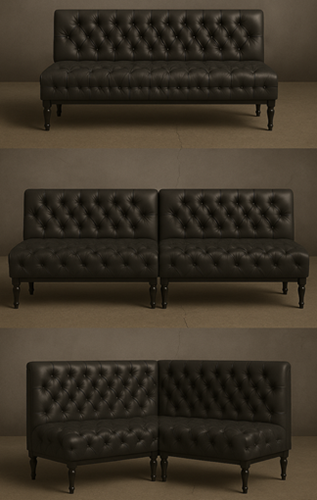 BANQUETTES DE STYLE POUR RESTAURANT