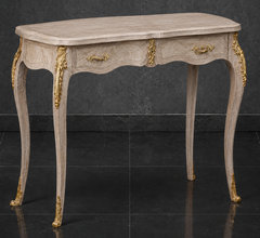 Secrétaire Louis XV en marqueterie fine avec ornements de bronze