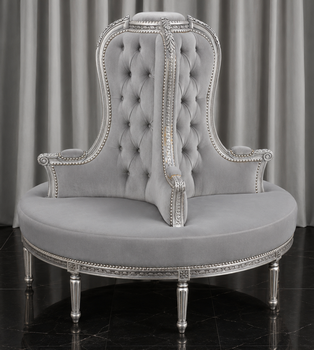 Canapé Borne Circulaire Style Louis XVI meubles dobois