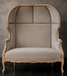 Canapé Carrosse baroque 3 places personnalisable pour salon de prestige - MEUBLES DOBOIS