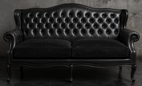 Canapé Chesterfield Louis XV pour salon de prestige - Meubles Dobois