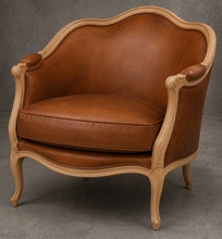 Canapé nid d’ange bordeaux style Louis XV - MEUBLES DOBOIS