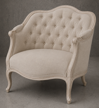 Canapé corbeille noir style Louis XV - MEUBLES DOBOIS