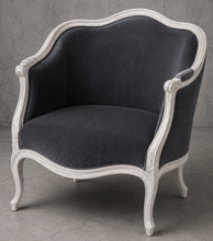 Canapé corbeille bois blanc style Louis XV - MEUBLES DOBOIS