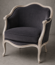 Canapé nid d’ange bois noir style Louis XV - MEUBLES DOBOIS
