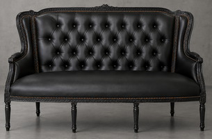 Canapé 3 PANS Style Louis XVI - Banquette 3 PANS Style Louis XVI