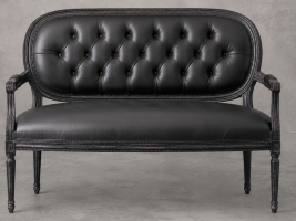 Canapé Médaillon Style Louis XVI - Banquette Médaillon Style Louis XVI