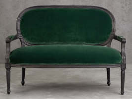 Canapé Médaillon Style Louis XVI - Banquette Médaillon Style Louis XVI