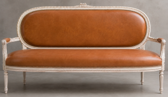 Canapé Médaillon Style Louis XVI - Banquette Médaillon Style Louis XVI