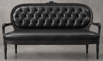 Canapé Médaillon Style Louis XVI - Banquette Médaillon Style Louis XVI