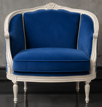 Canapé nid d'ange corbeille baroque style Louis XVI tenons mortaises - Meubles Dobois