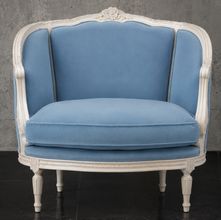 Canapé nid d'ange baroque style Louis XVI structure bois massif - Les Meubles Dobois