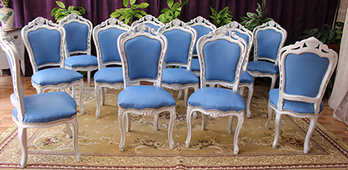 Chaise baroque sculptée bois massif LES MEUBLES DOBOIS