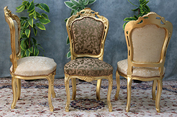 Chaise baroque traditionnelle élégante LES MEUBLES DOBOIS