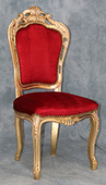 Chaise baroque style ancien sobre LES MEUBLES DOBOIS