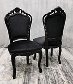 Chaise baroque courbée élégance royale LES MEUBLES DOBOIS