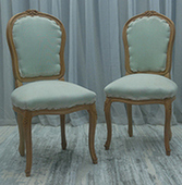 Carcasse brute chaise cabriolet Louis XV prêt à tapisser Meubles Dobois