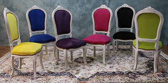 Chaise cabriolet Louis XV sculpture baroque bois massif Meubles Dobois