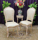 Chaise cabriolet Louis XV sculpture feuillages Meubles Dobois