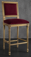 Chaise de bar Jacob Louis XVI sur mesure - Les Meubles Dobois