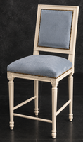 Chaise de bar Jacob Louis XVI dorure discrète - Les Meubles Dobois