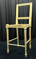 Chaise haute de bar Jacob Louis XVI pour bibliothèque - Les Meubles Dobois