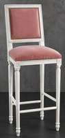 Chaise de bar Jacob Louis XVI avec repose-pieds - Les Meubles Dobois