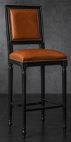 Chaise haute de bar Jacob Louis XVI vue de face - Les Meubles Dobois
