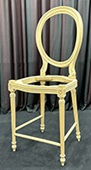 Carcasse brute de chaise de bar médaillon sur mesure Meubles Dobois