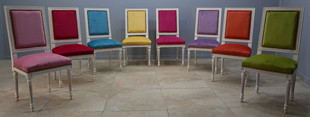 Chaise Jacob en bois sculpté - Meubles Dobois