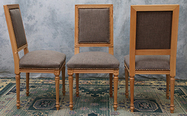 Chaise Jacob élégante bois massif LES MEUBLES DOBOIS