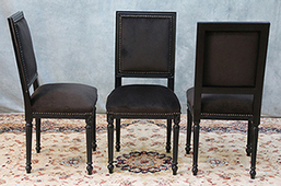 Chaise Jacob Louis XVI bois sculpté LES MEUBLES DOBOIS