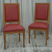 Chaise Jacob Louis XVI élégance discrète LES MEUBLES DOBOIS