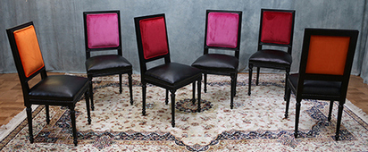 Chaise Jacob Louis XVI haut dossier LES MEUBLES DOBOIS