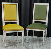 Chaise Jacob Louis XVI assise confortable LES MEUBLES DOBOIS