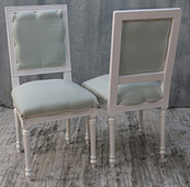 Chaise Jacob Louis XVI assise capitonnée LES MEUBLES DOBOIS