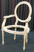 chaise restaurant médaillon louis xvi rouge
