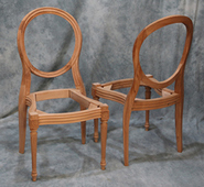Structure de chaise médaillon empilable artisanale pour salle de réception – MEUBLES DOBOIS