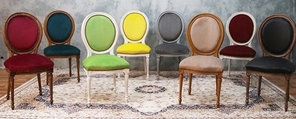 chaises medaillon
