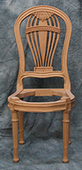 Chaise montgolfière artisanale sur mesure, style Louis XVI - Meubles DOBOIS