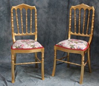 Chaise Napoléon III de style Second Empire pour théâtre et opéra
