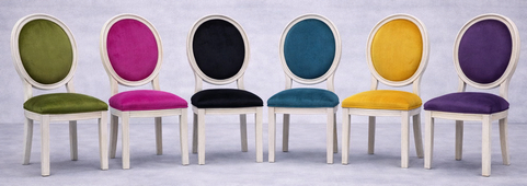 Chaises Médaillon de Style Campagnard