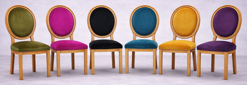 Chaises Médaillon de Style Campagnard